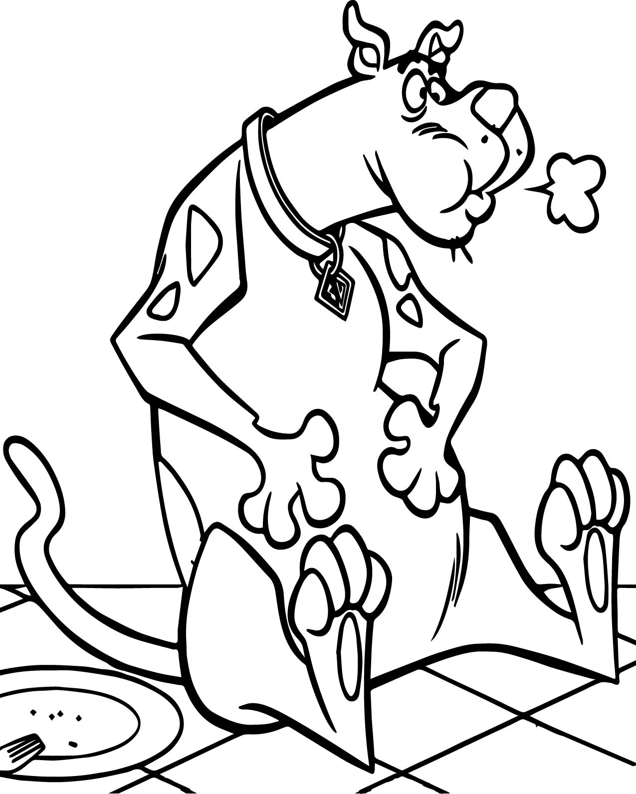 Thick Scooby Coloring Book